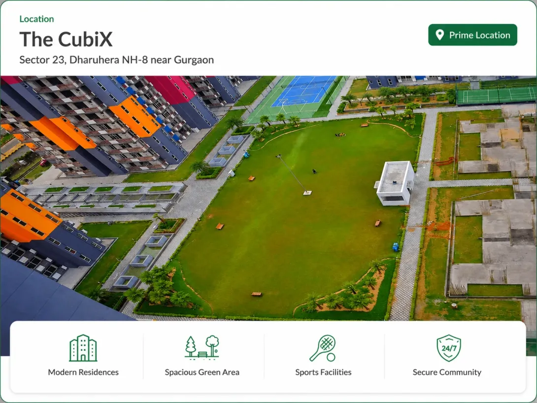The Cubix Green Area