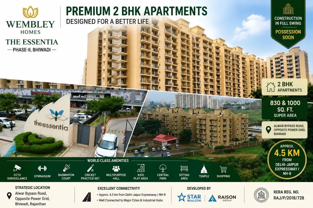 Essentia  Homes Bhiwadi Rajasthan